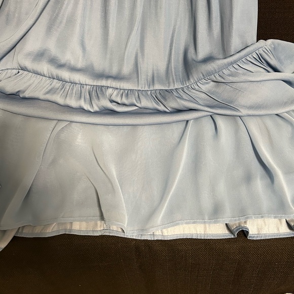 LOFT Blue Tiered Ruffled Midi Sundress - Picture 5 of 5